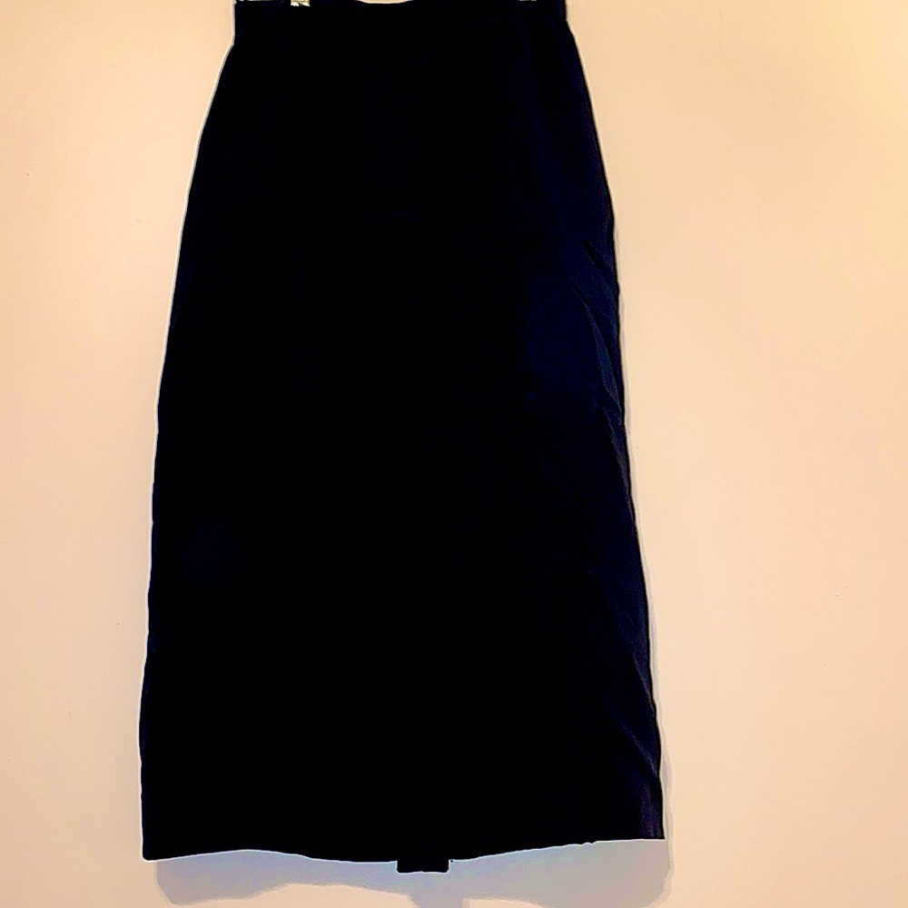 Vintage Original Gucci A-Line Black Skirt